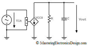 VCCS with RC network